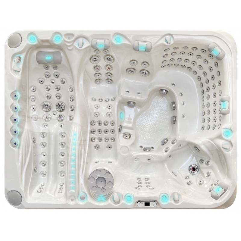 SPA / JACUZZI ECSTATIC MIGHTY WAVE (150 JETS - 3 MOTORES MASSAGENS,1 BOMBA AR,1MOTOR FILTRAGEM E 1 SISTEMS TERATIA WAVE) EXCLUSIVE COLECTION