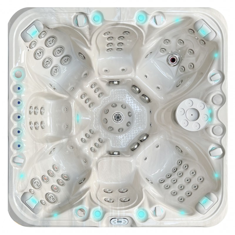 SPA / JACUZZI EXCITE 105 JETS ( 3 MOTORES MASSAGENS, 1 BOMBA AR MASSAGEM, 1 BOMBA FILTRAR E 1 SISTEMA WAVE THERAPIA ) EXCLUSIVE COLECTION