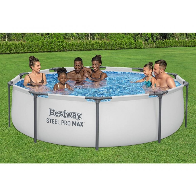 Piscina Desmontável BESTWAY 305x76cm Steel Pro Max (COM BOMBA)