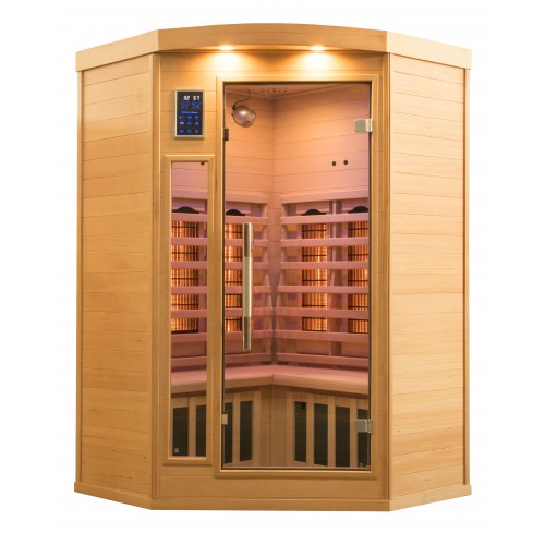 SAUNA INFRAVERMELHOS TECNOLOGIA QUARTZ E MAGNÉSIO APOLLON - 2/3 LUGARES