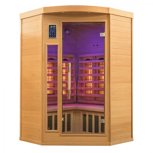 SAUNA DE INFRAVERMELHOS - APOLLON 2 LUGARES EM ESQUINA